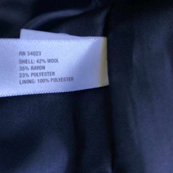 Gap Navy/Blue Wool Blend Mini Skirt - Picture 7 of 8